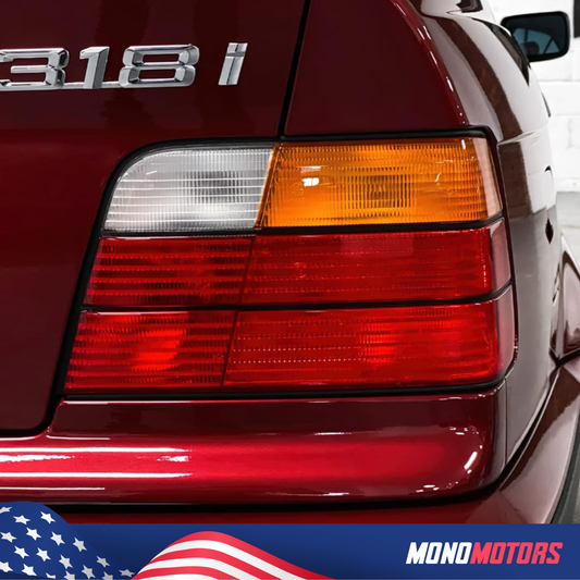 Yellow Tail Lights Fit 92-98 BMW E36 Sedan Yellow Signal Right Deliver