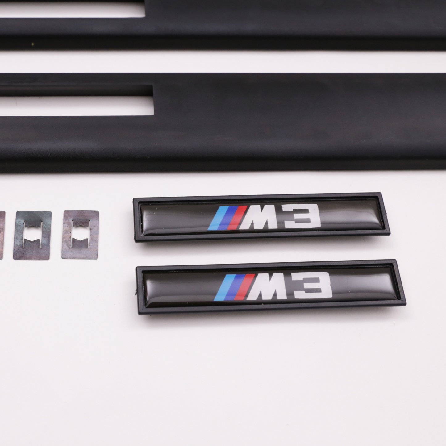 Body Side Moulding Trims for BMW E36 Touring 1995-1999 M Style Set 6pcs Clips
