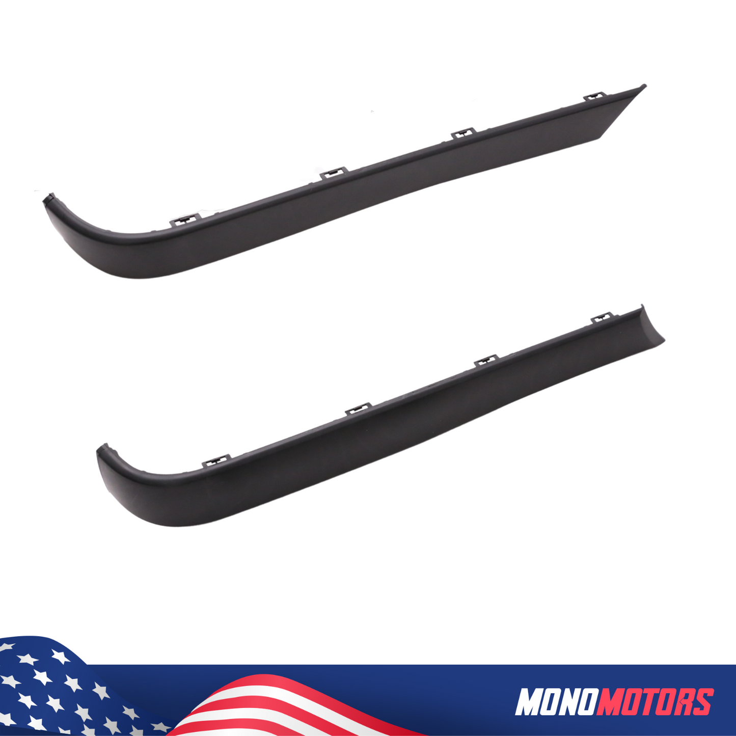 Bumper Trim Molding Rear for 1988-92 BMW E30 Euro Left- Right