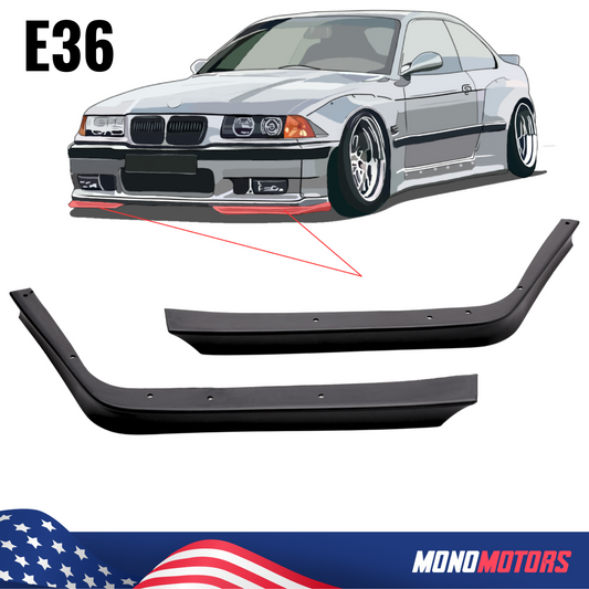 Front Bumper Lip for BMW E36 M3 Gt Euro Chin Sport Splitter M-tech- 1991-1998