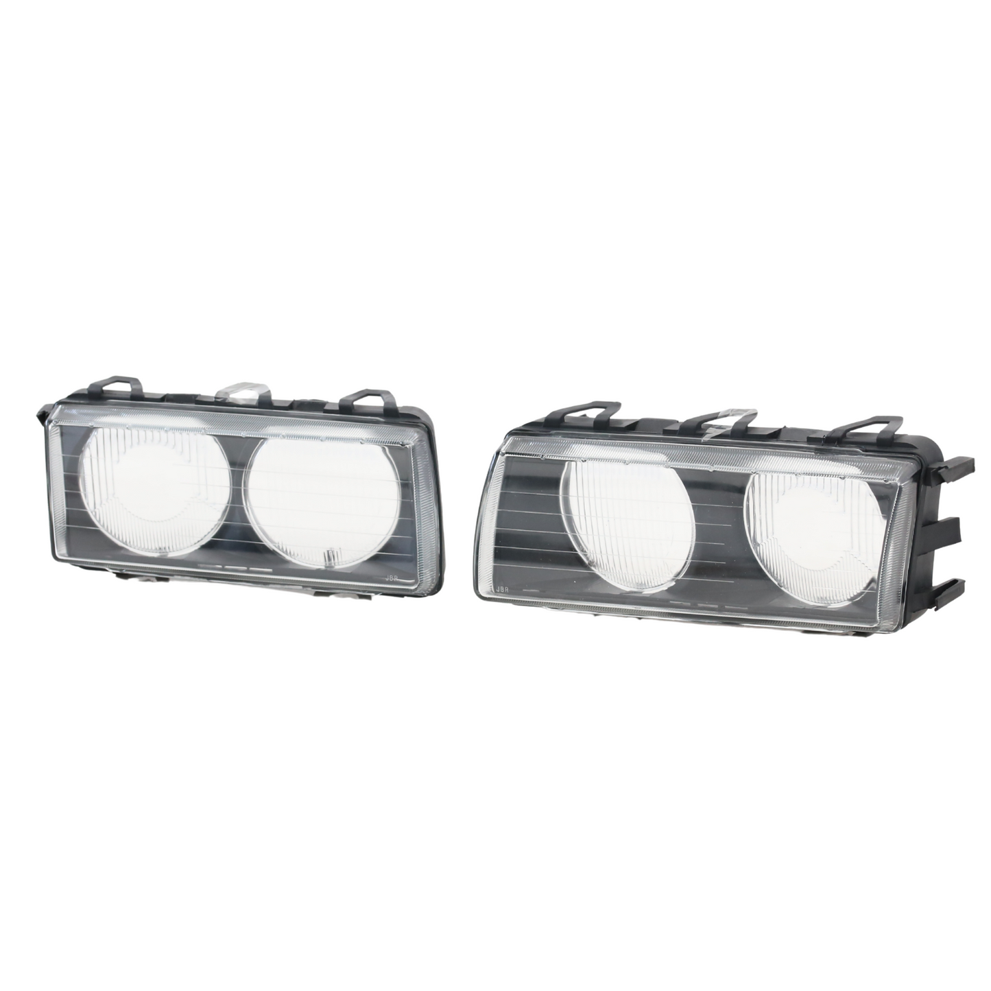 Headlight Lens Cover Housing Set for BMW E36 1992-1999 Sedan Coupe