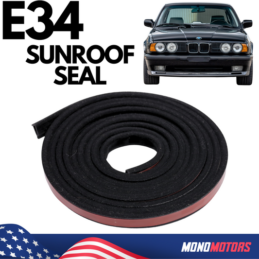 Sunroof Rubber Seal Gasket for BMW 5 Series E34 Velvet Rubber Seal