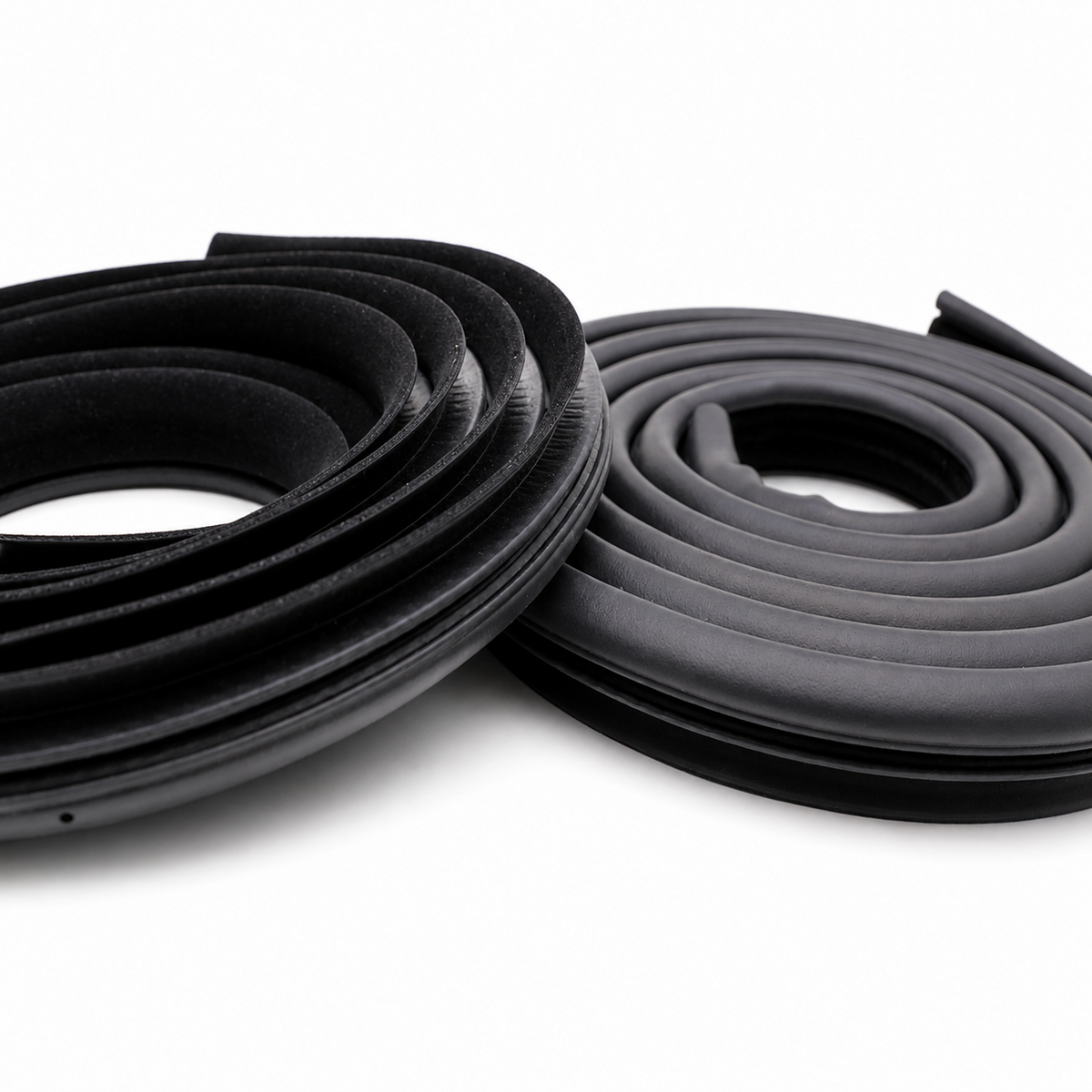 Velvet Door Weatherstrip Seal Set for BMW E36 Coupe Left Right