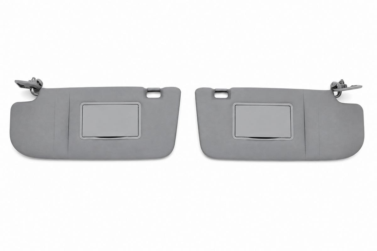 Sun Visor Set for Nissan Qashqai 2008-2015 Left Right Pair Grey