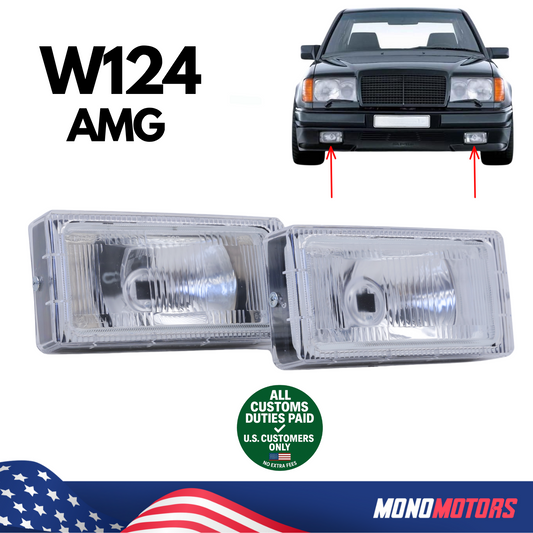 Foglight Assembly Front Set for W124 AMG Gen1 1985–1995 OEM 2018200156S1