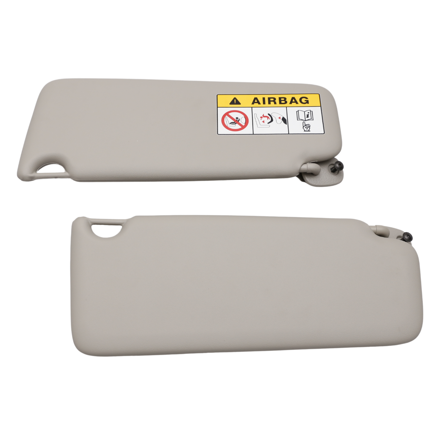 Renault Clio 2 Sun Visors Beige Pair with Mirror 1998-2005