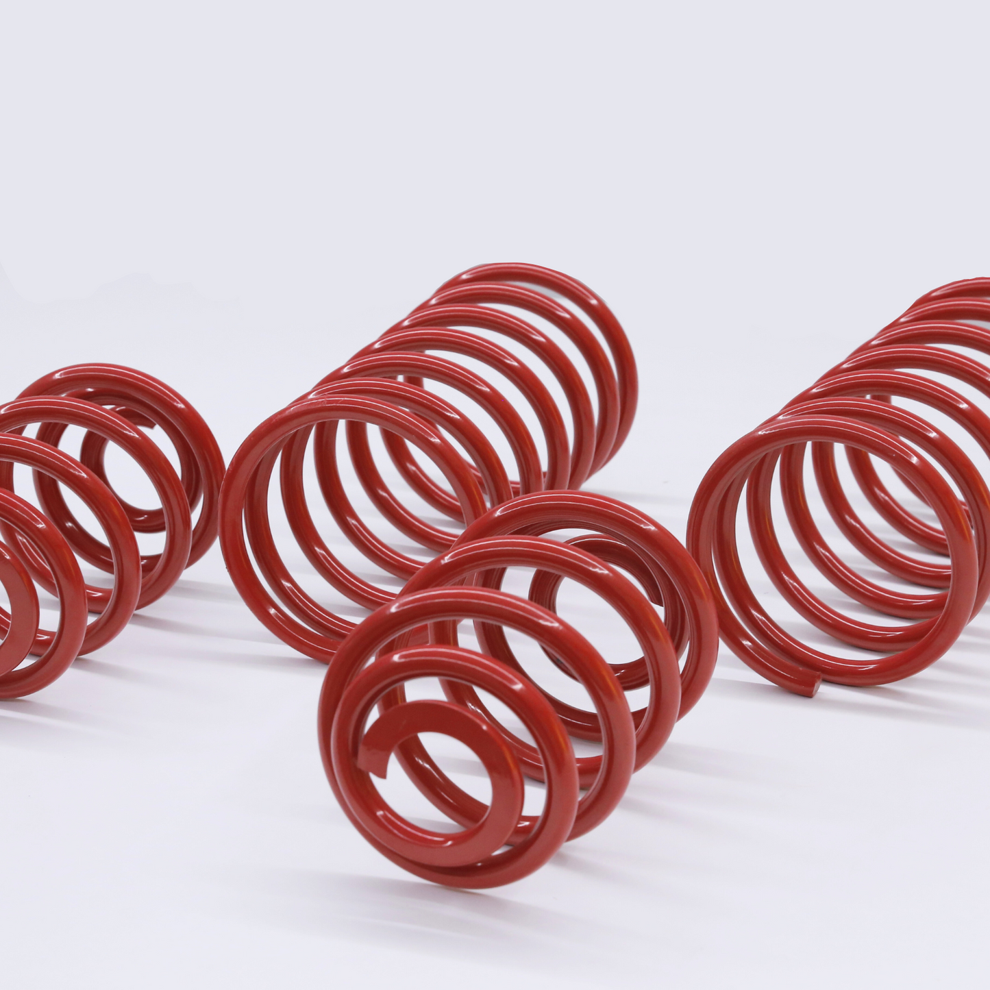 Coil Spring Set Sport Lowering Red for BMW E30 1983–1991 Suspension Upgrade