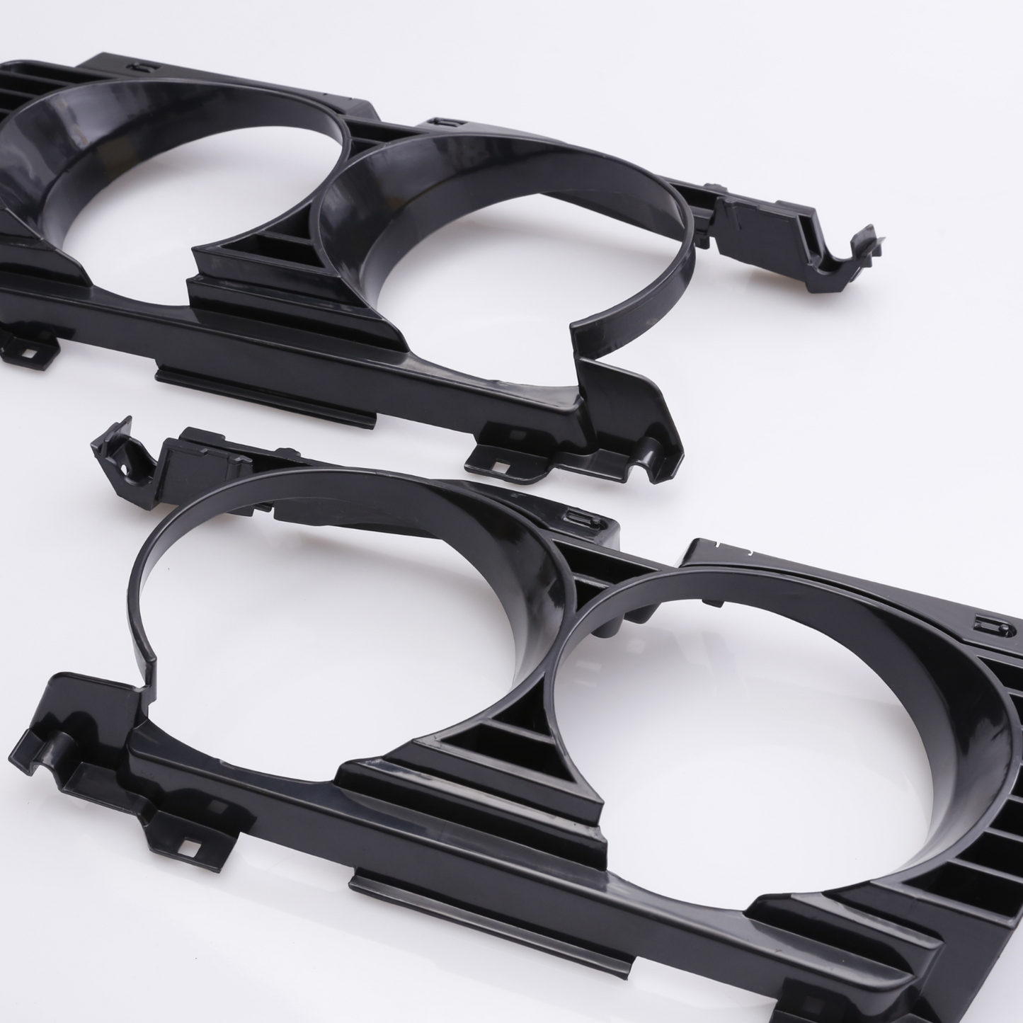 Pair Headlight Grille for BMW E34 530i 540i 1994 1995 Plastic Headlight Grilles
