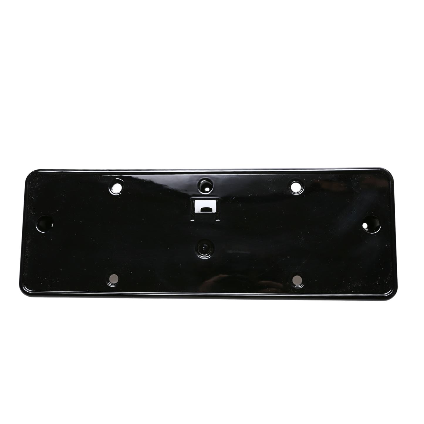 Audi A8 2010-2013 Front Bumper Number Plate Backing Piano Black 4H0807285AD