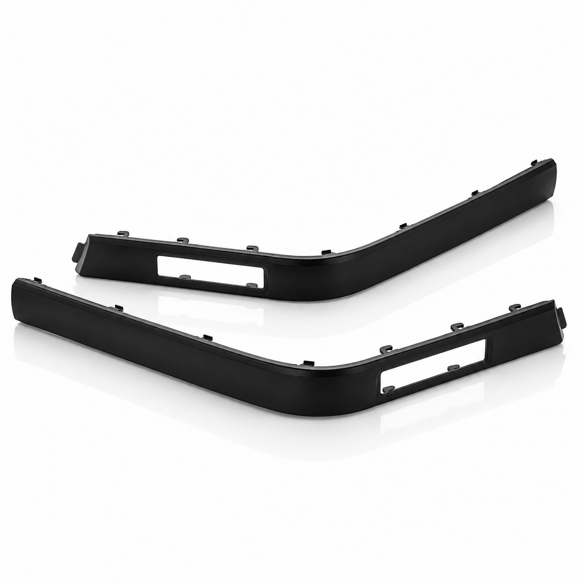 Front Bumper Trim Set for BMW E34 5 Series USA Type Side Openings 1988-1995