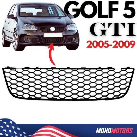 Lower Grille for Golf 5 V GTI 2005-09 VW Front Lower Center Grille 1K0853677B