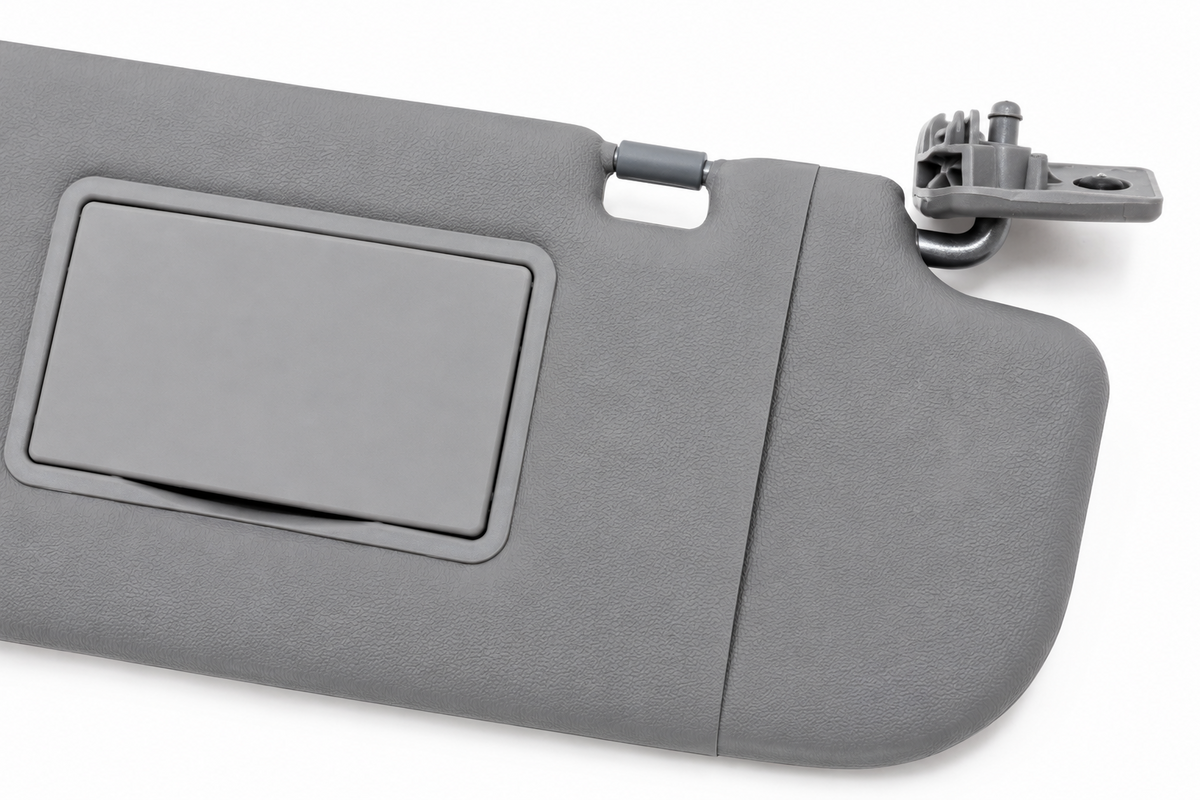 Sun Visor Set for Nissan Qashqai 2008-2015 Left Right Pair Grey