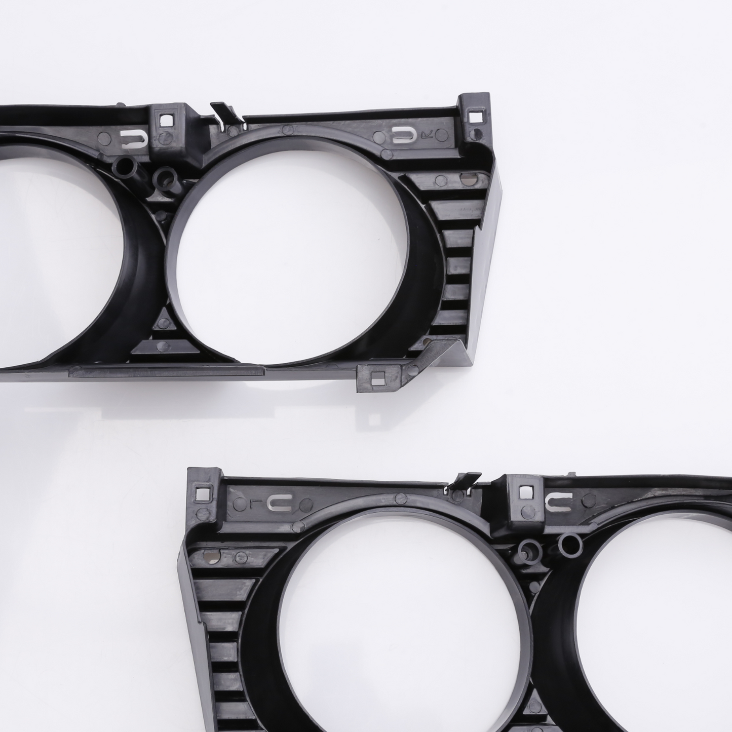 Pair Headlight Grille for BMW E34 530i 540i 1994 1995 Plastic Headlight Grilles