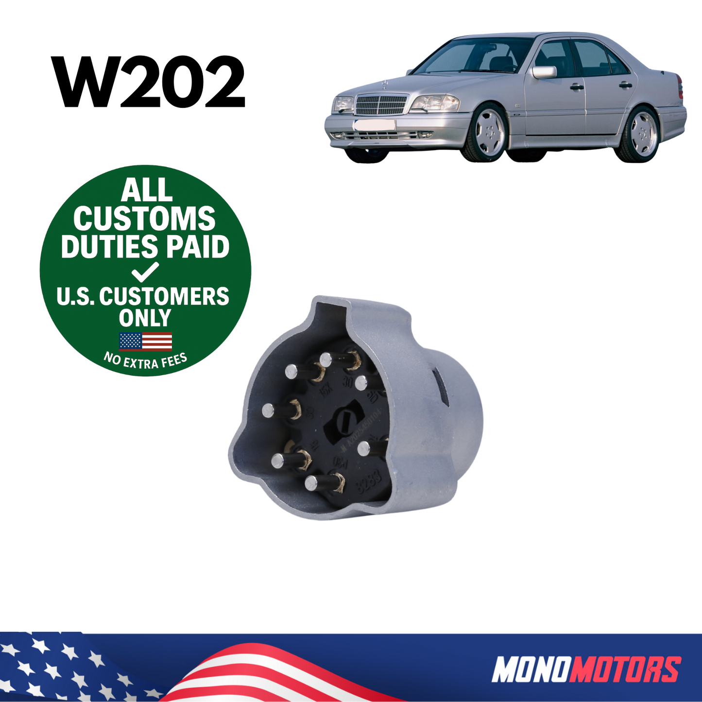 Ignition Switch for Mercedes W202 1993-2000 OEM 2025450104