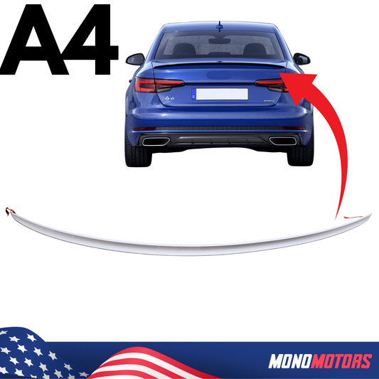 Audi A4 2016-2020 Rear Bootlid Spoiler 8w B9 Tailgate Rear Boot Boot Lid