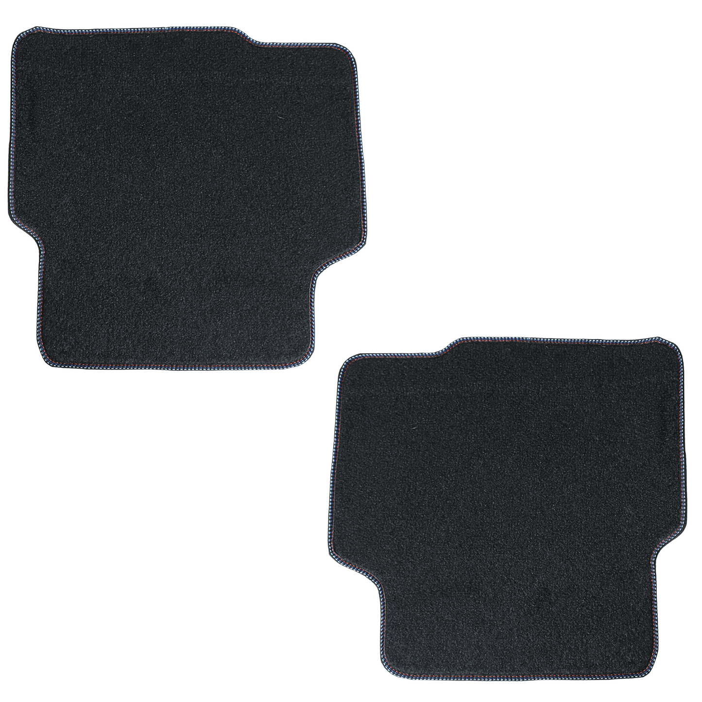 Carpet Floor Mats for BMW E36 Sedan M Sport Colors 4pcs with Clips