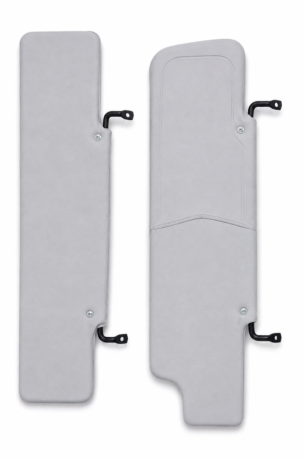 Sun Visor Set for Land Rover Defender Gray Left Right Pair 1983-2012