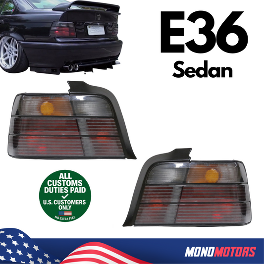 Rear Tail Light Left Right Set for BMW E36 Sedan 1991-1997 9403099 9403100