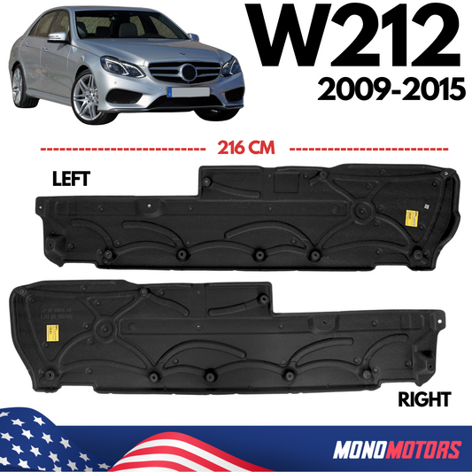 Mercedes-benz E-CLASS W212 Underbody Under Tray Floor Cover L + R 2009-2015