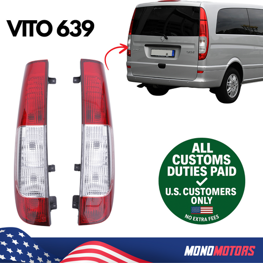 Rear Tail Light Assembly Left Right Set for Mercedes Vito 639 A6398200264R/164L