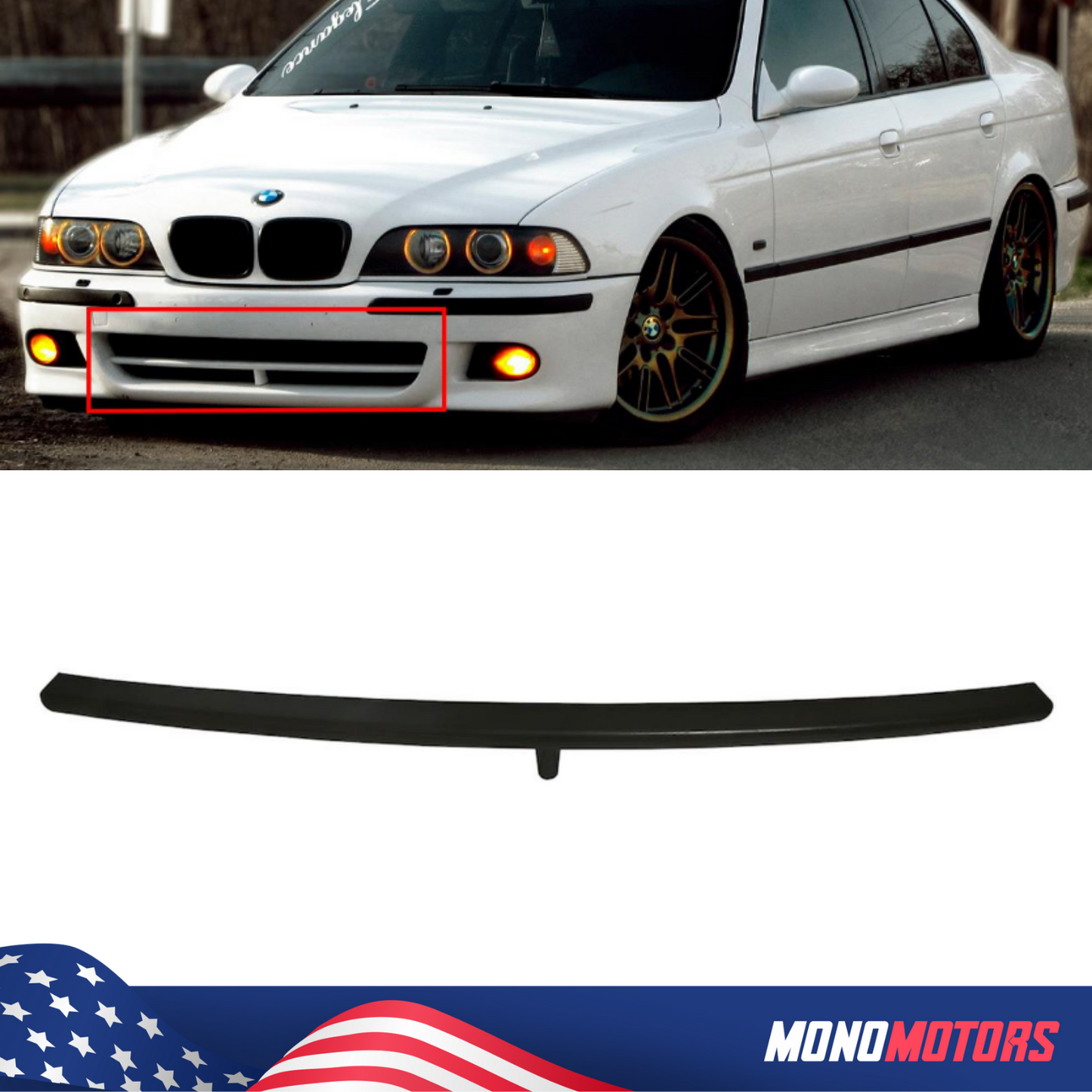 Slat Type Grille for BMW E39 M3 Bumper T Style Grille