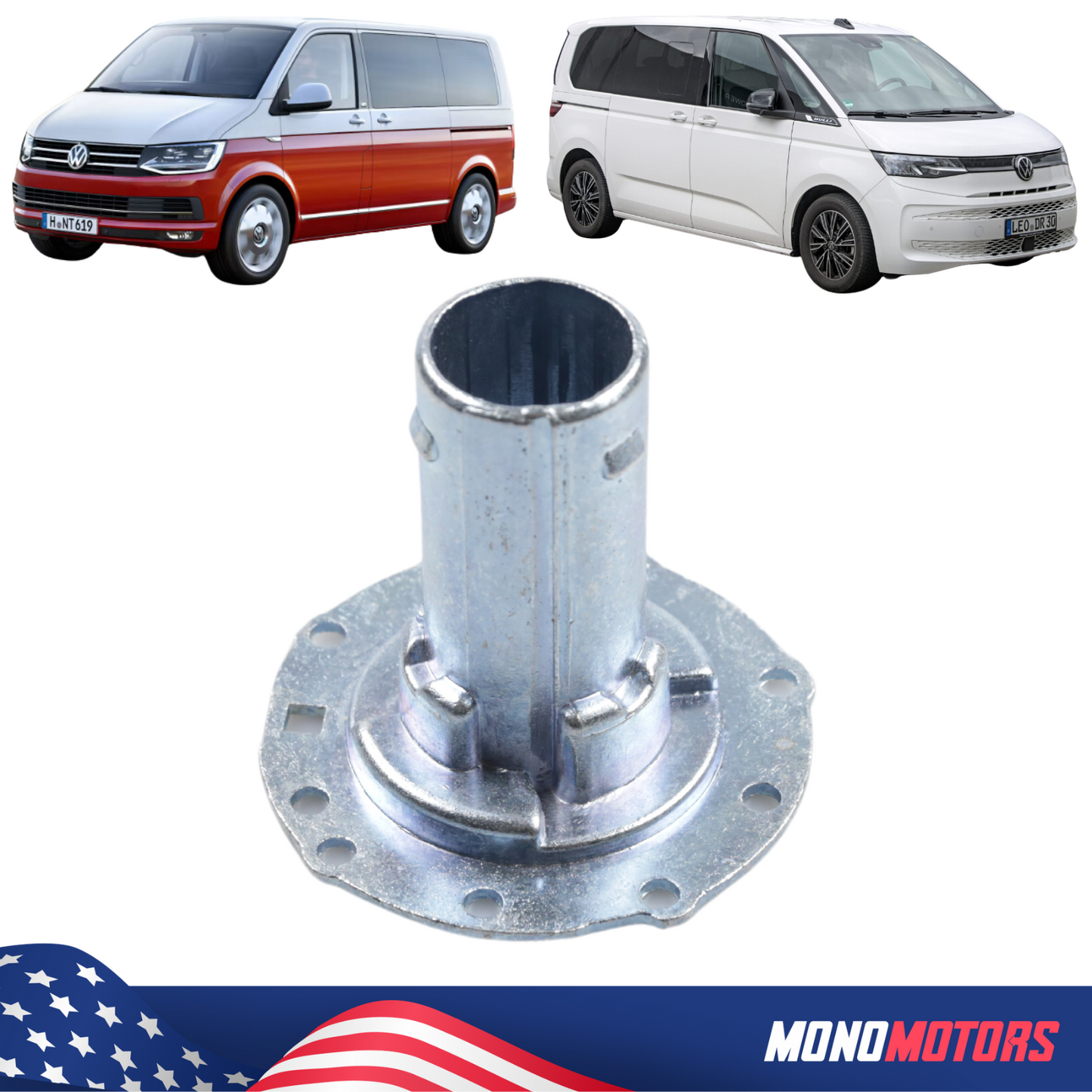 VW T6 T7 Electric Folding Wing Mirror Sleeve Bush | High-quality Metal 2003-2021