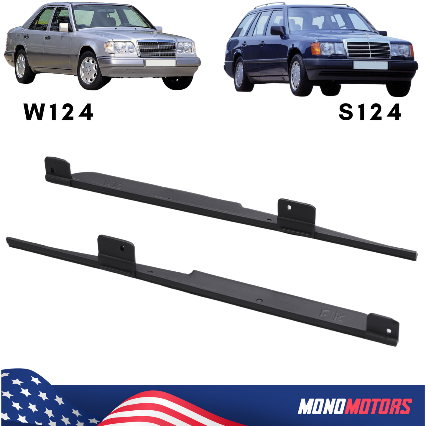 Sunroof Wind Deflector Cover for Mercedes E-CLASS W124 S124 C124 Stroke Angle 2p