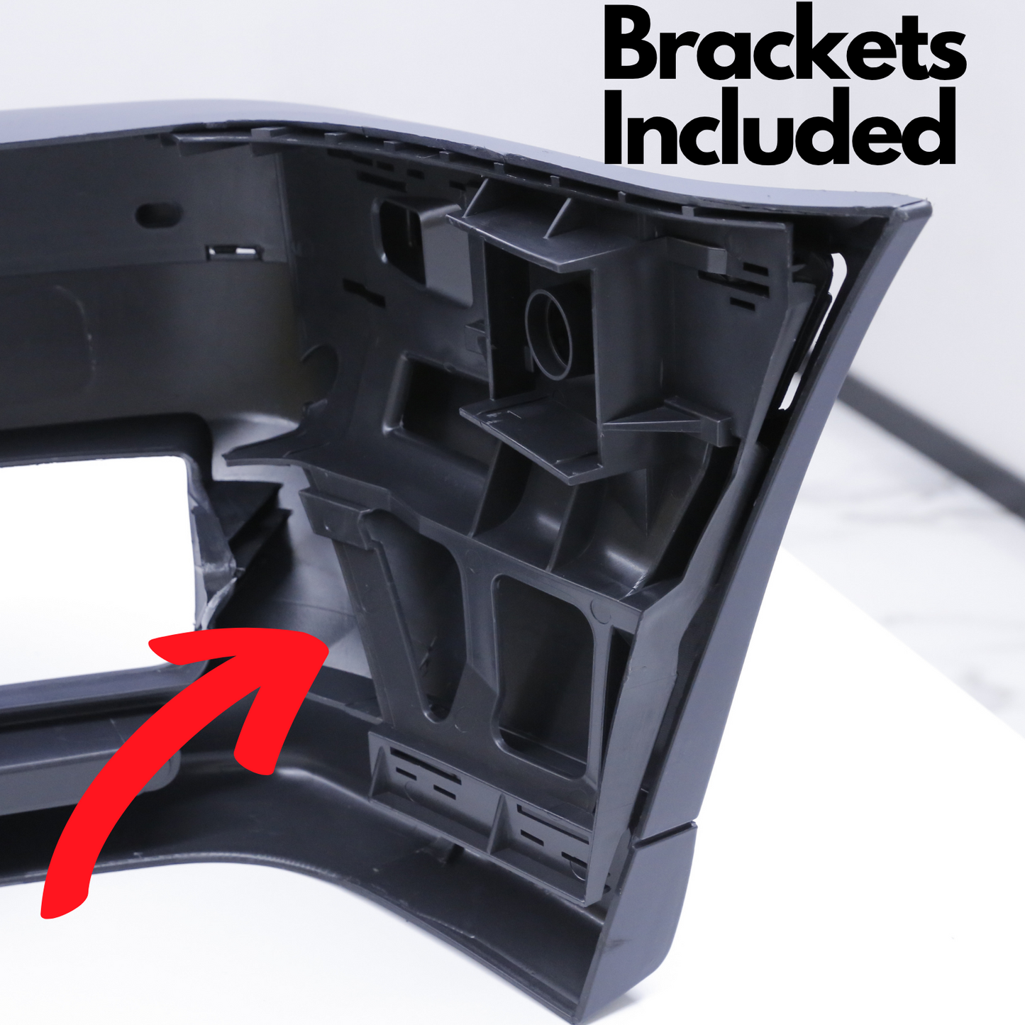 Front Bumper for BMW E34 M Style with Center Side Trims Clips Brackets
