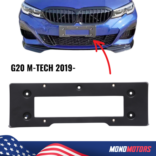 BMW G20 M-tech Front License Plate Holder Frame 2019-2024 3 Series 45CMX14CM