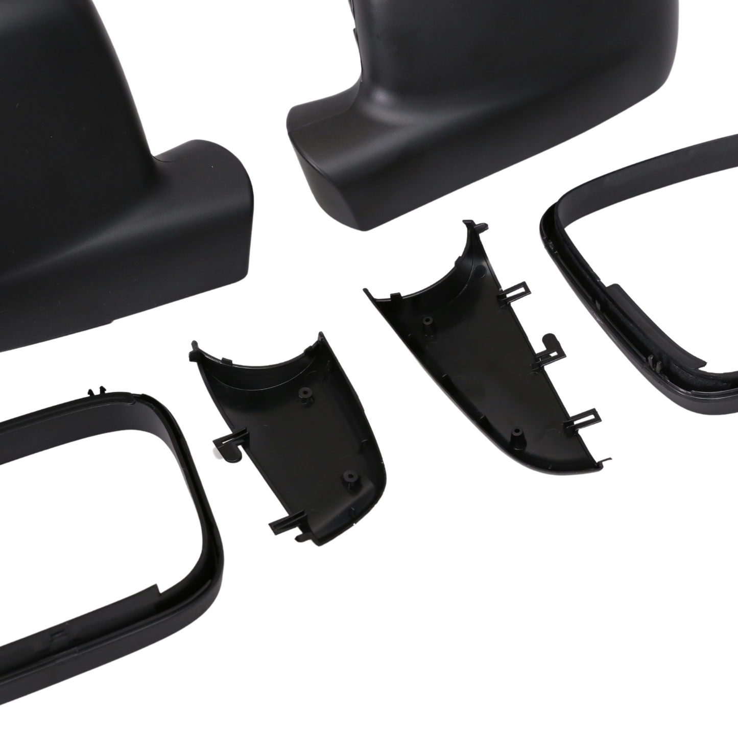 Pair Side Mirror Covers Cap for VW Transporter 5 / Caddy 2005-2010 (Set 6pcs)