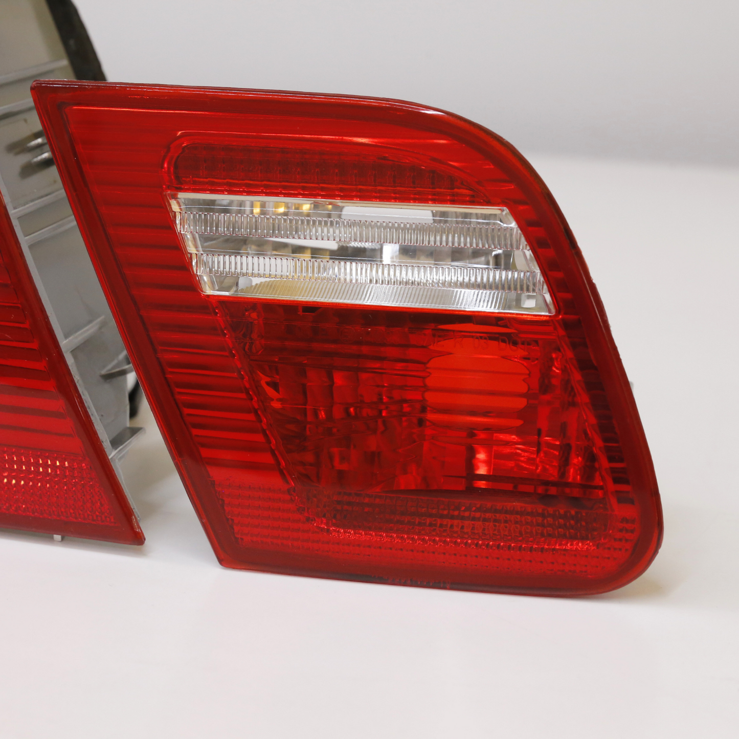 Red Clear Full LED Tail Lights Pair for BMW E46 Facelift Coupe 2001-2005