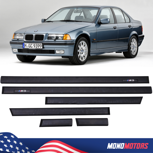 Body Side Moulding Trim for BMW E36 M3 Style 3 Series Sedan