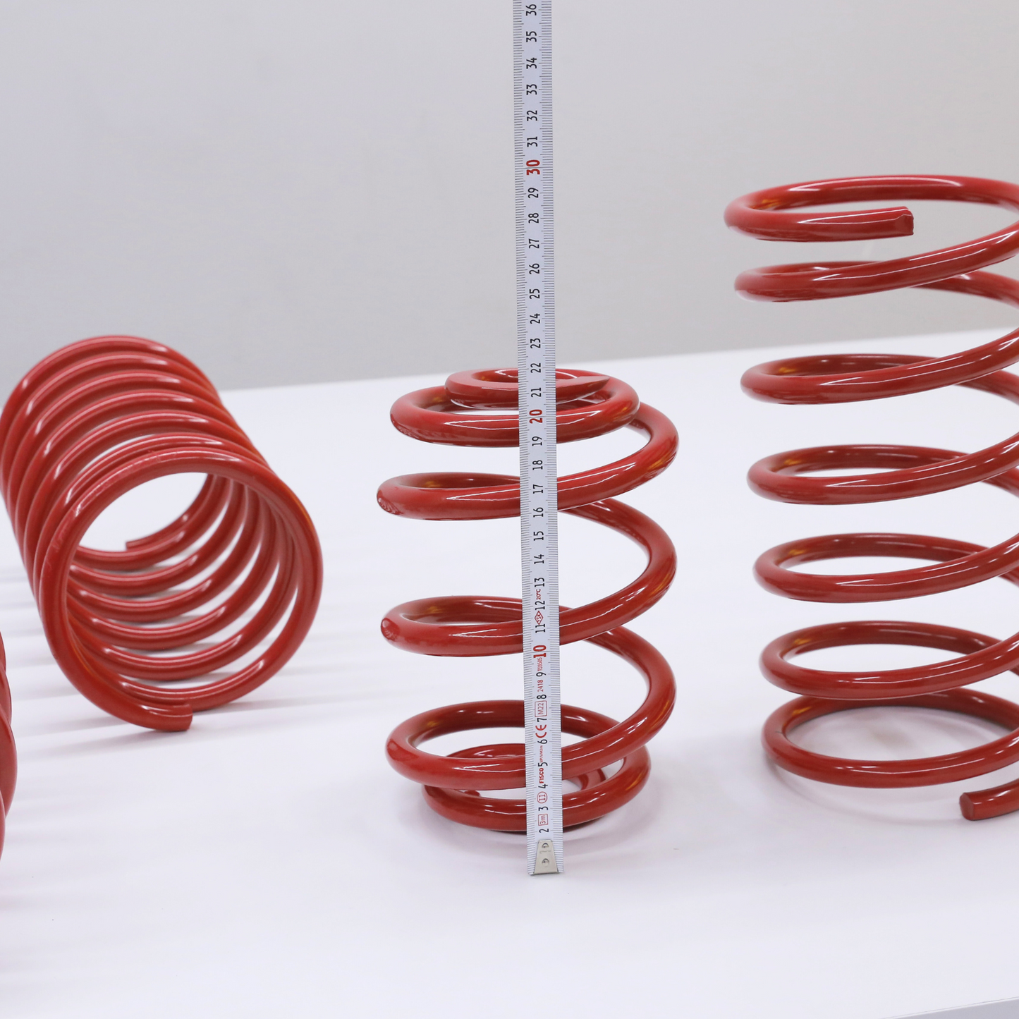 Coil Spring Set Sport Lowering Red for BMW E30 1983–1991 Suspension Upgrade