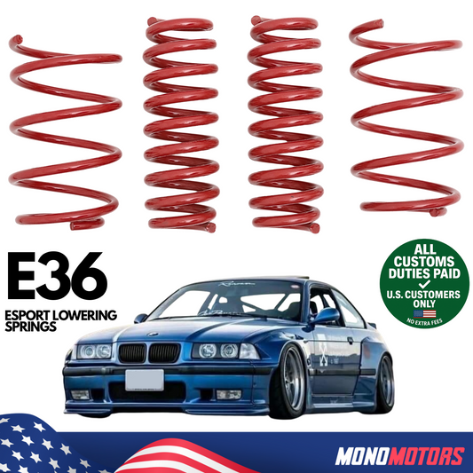 Sport Lowering Springs for BMW 3 Series E36 Front Rear 4pcs Set