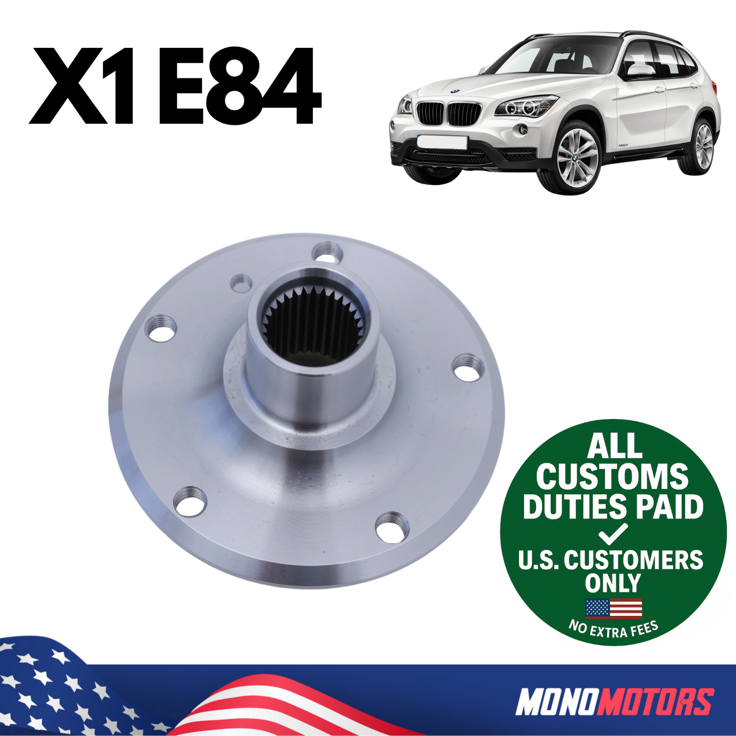Wheel Hub Flange for BMW X1 E84 2009-2015 OEM 33416760058