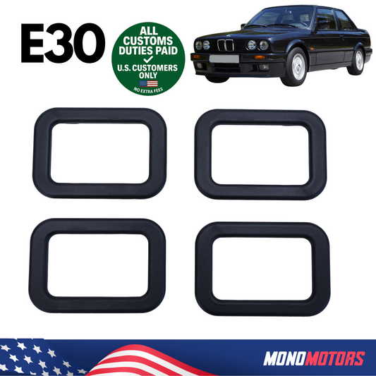 Inner Door Handle Frame 4 Pcs for BMW E30 OEM 51211876043