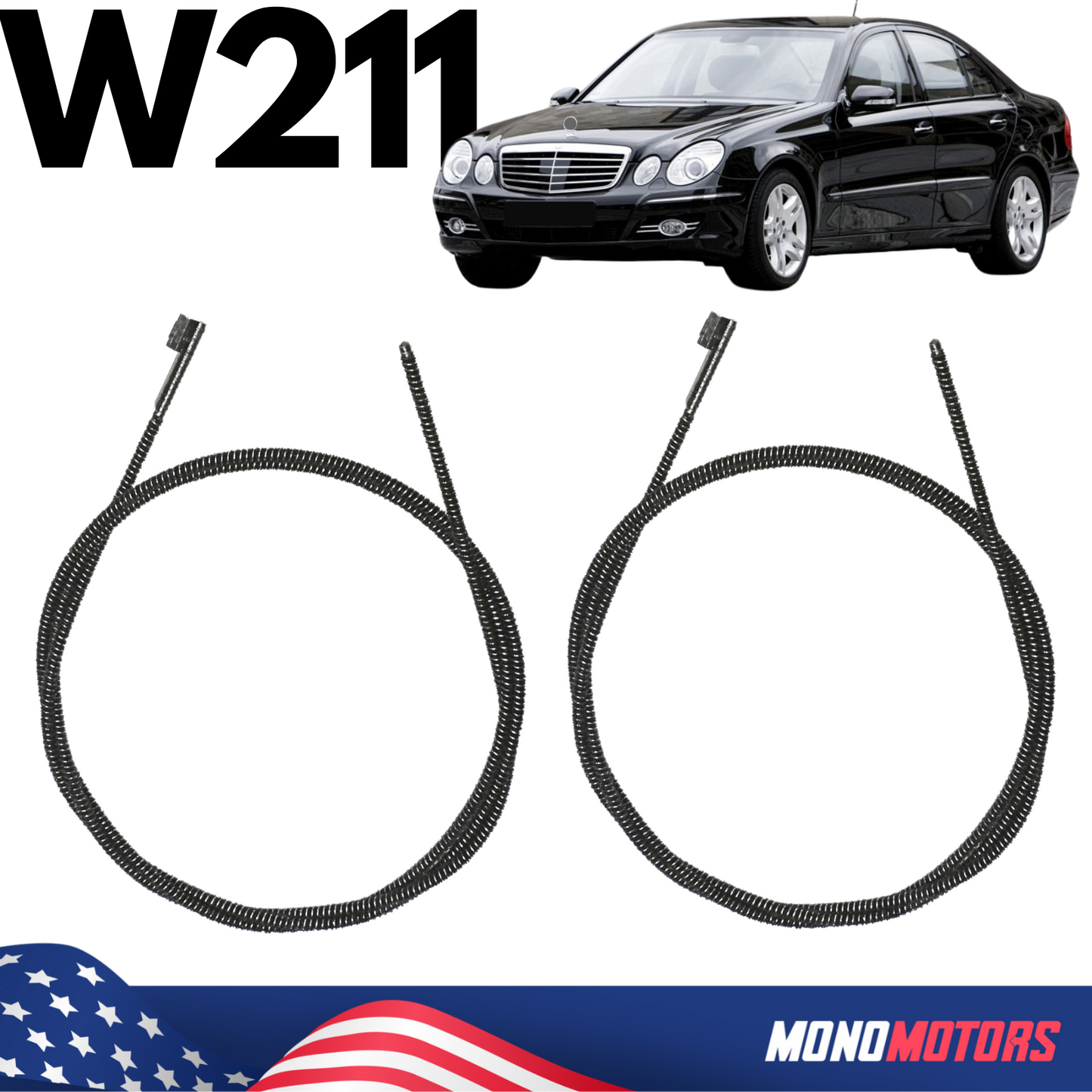 Sunroof Sunshade Cable Set for Mercedes E-CLASS W211 2002–2009 Panoramic Roof