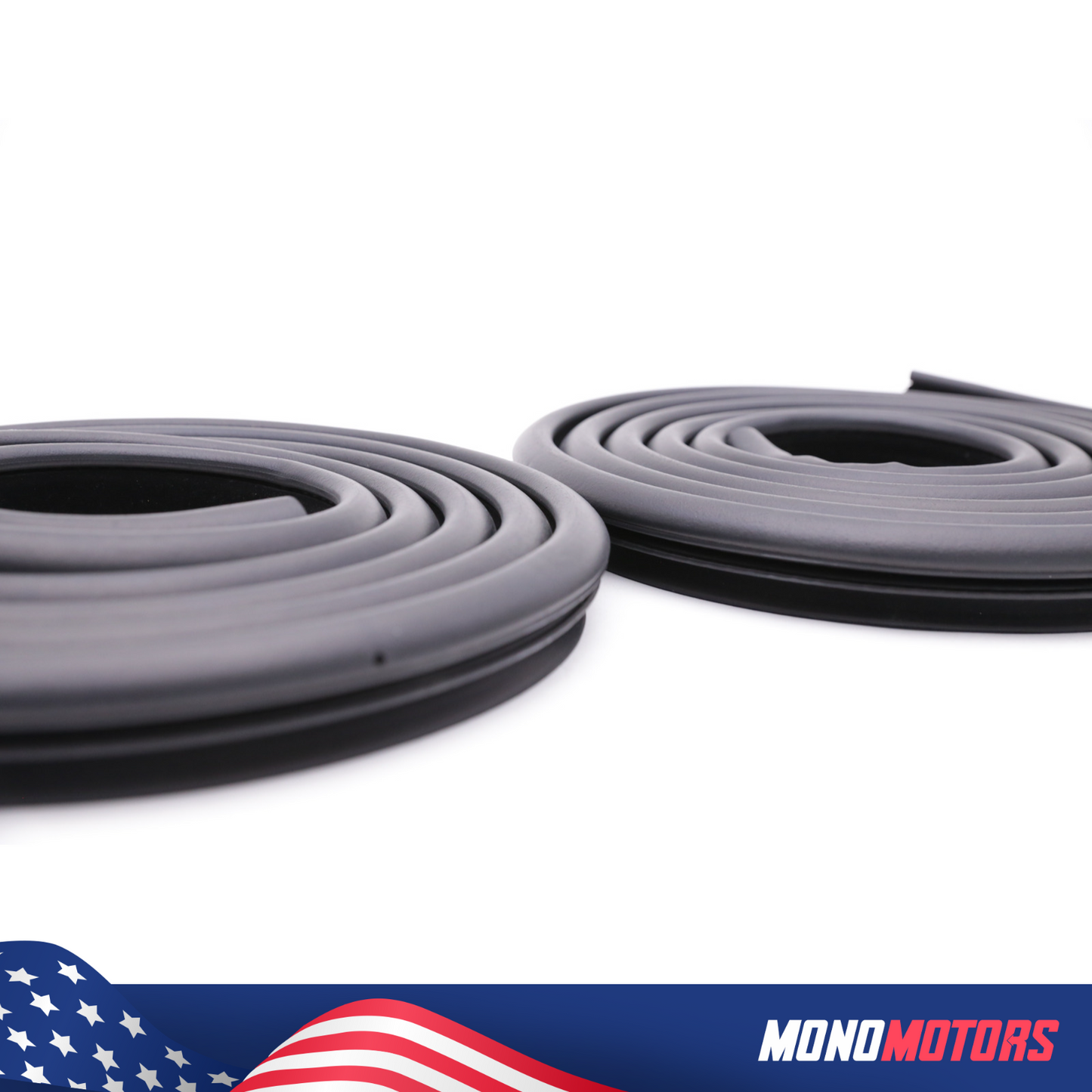 Velvet Door Seal Set Rubber for BMW E36 Coupe 2 Pcs Right Left