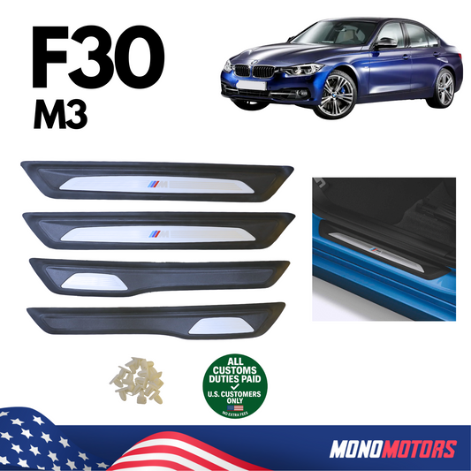 Inner Door Sill Trim Set Left Right for BMW F30 M3 2014-2018 51477263313