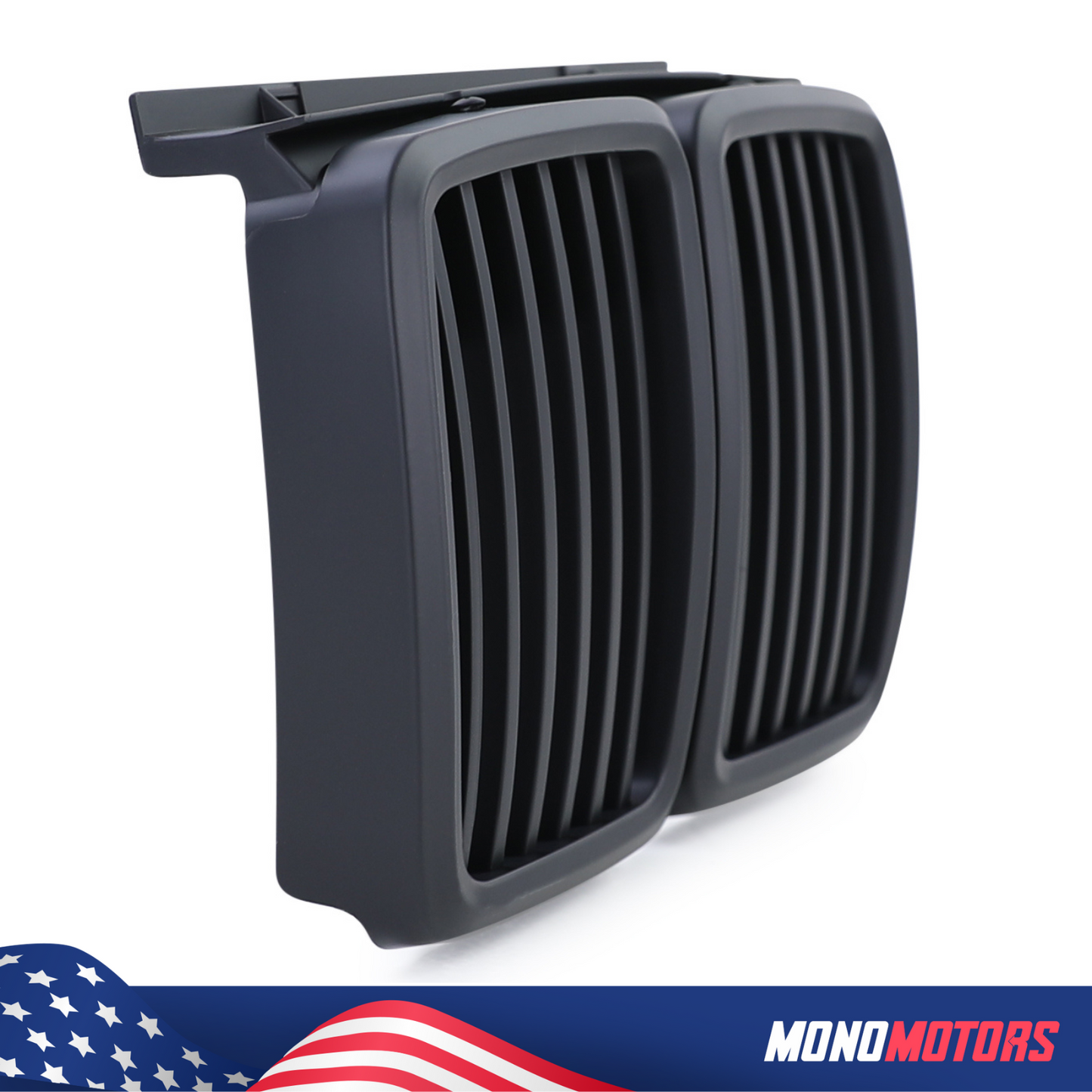 Matte Black Grille for BMW E30 1983-91 Central Kidney