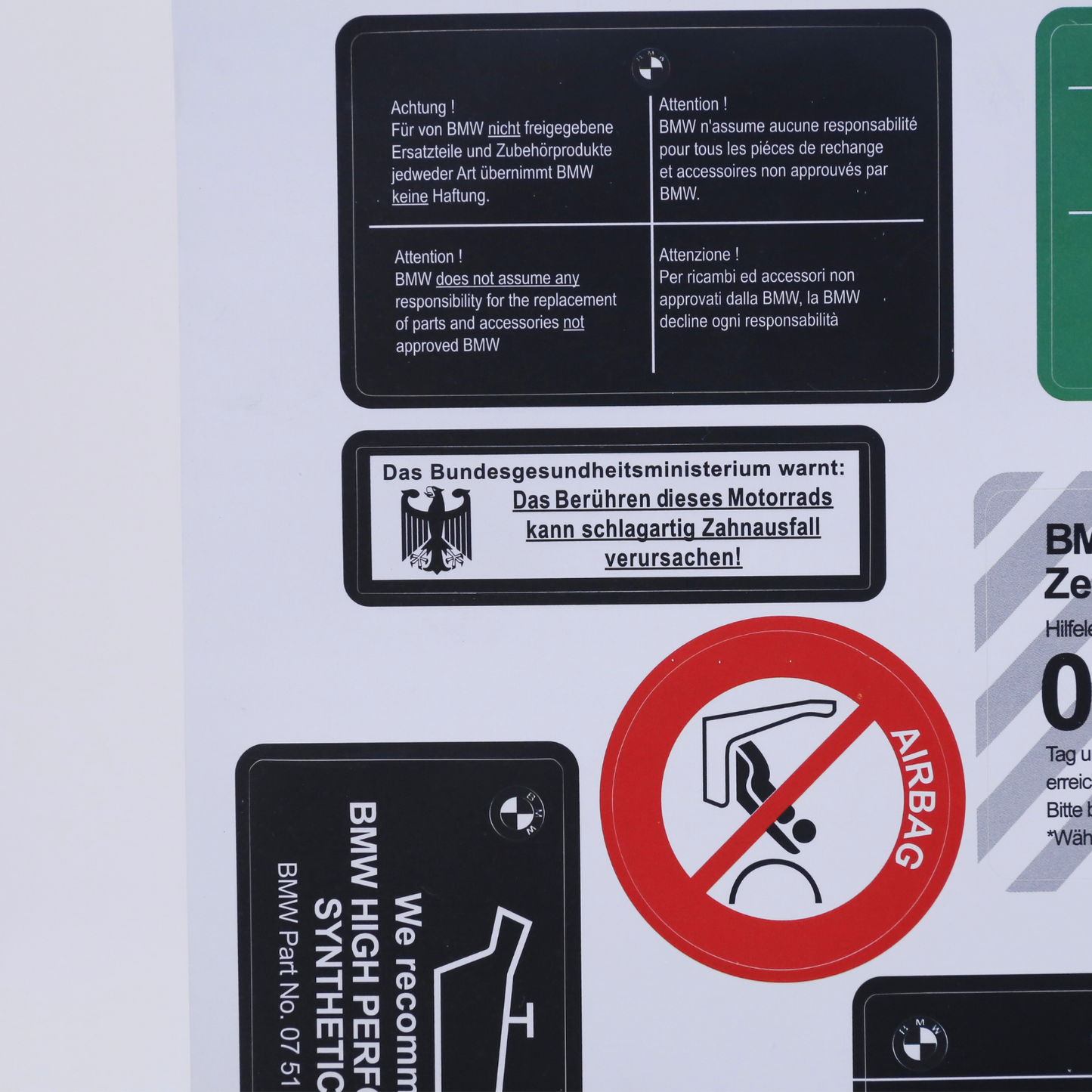 Stickers Decals Set Best Quality for BMW 5 Series E39