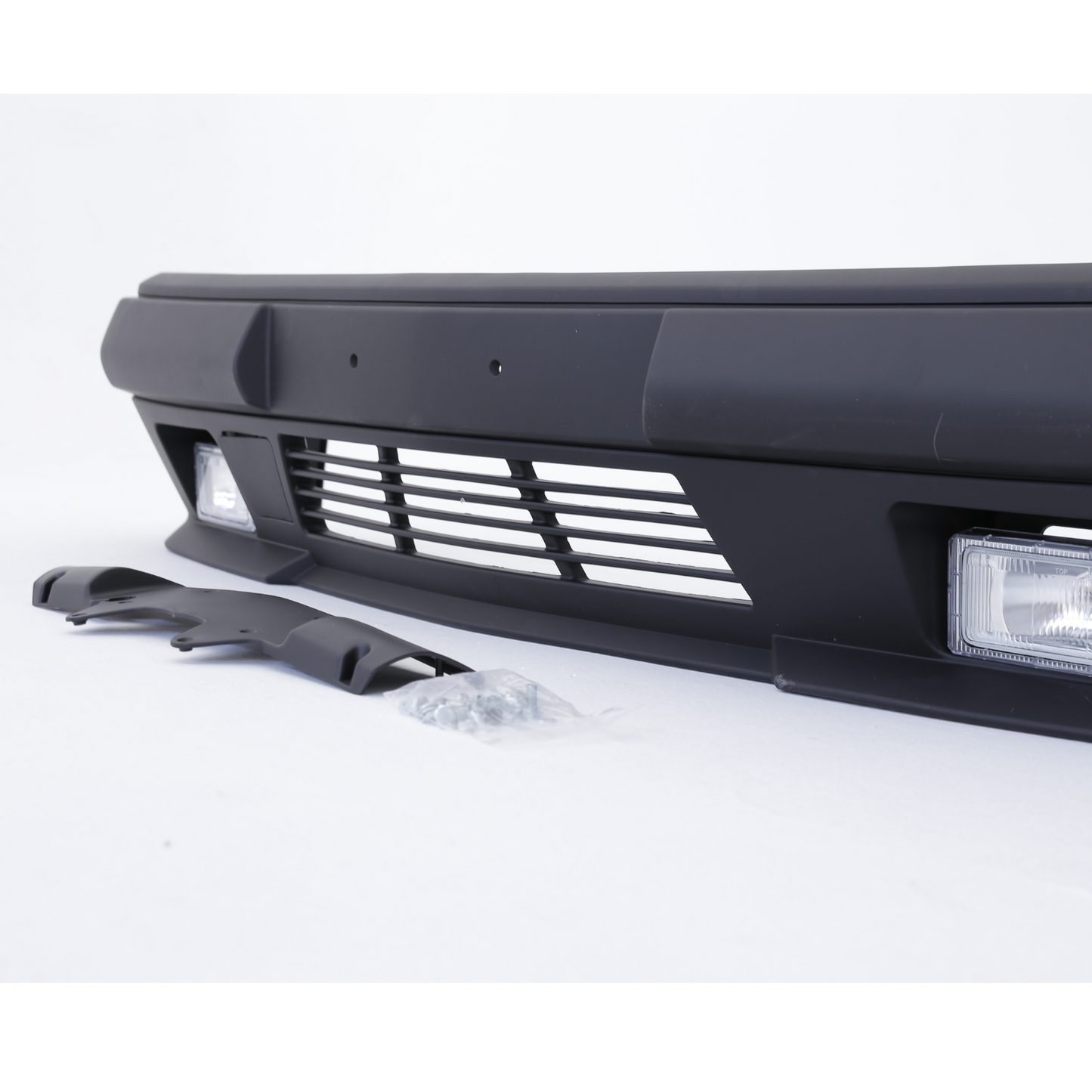 Front Bumper for Mercedes AMG W124 Gen1 1985-1996 with Fog Lights and Strip