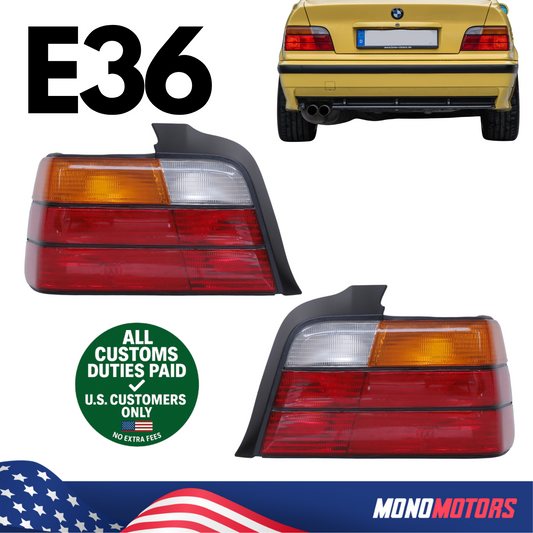 Rear Tail Light Left Right Set for BMW E36 Sedan 63211387361 63211387362