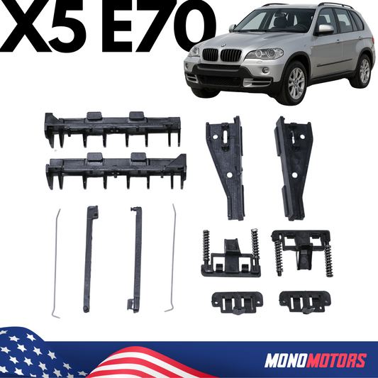 Rear Panoramic Sunroof Repair Kit for BMW X5 E70 with Slide Rails