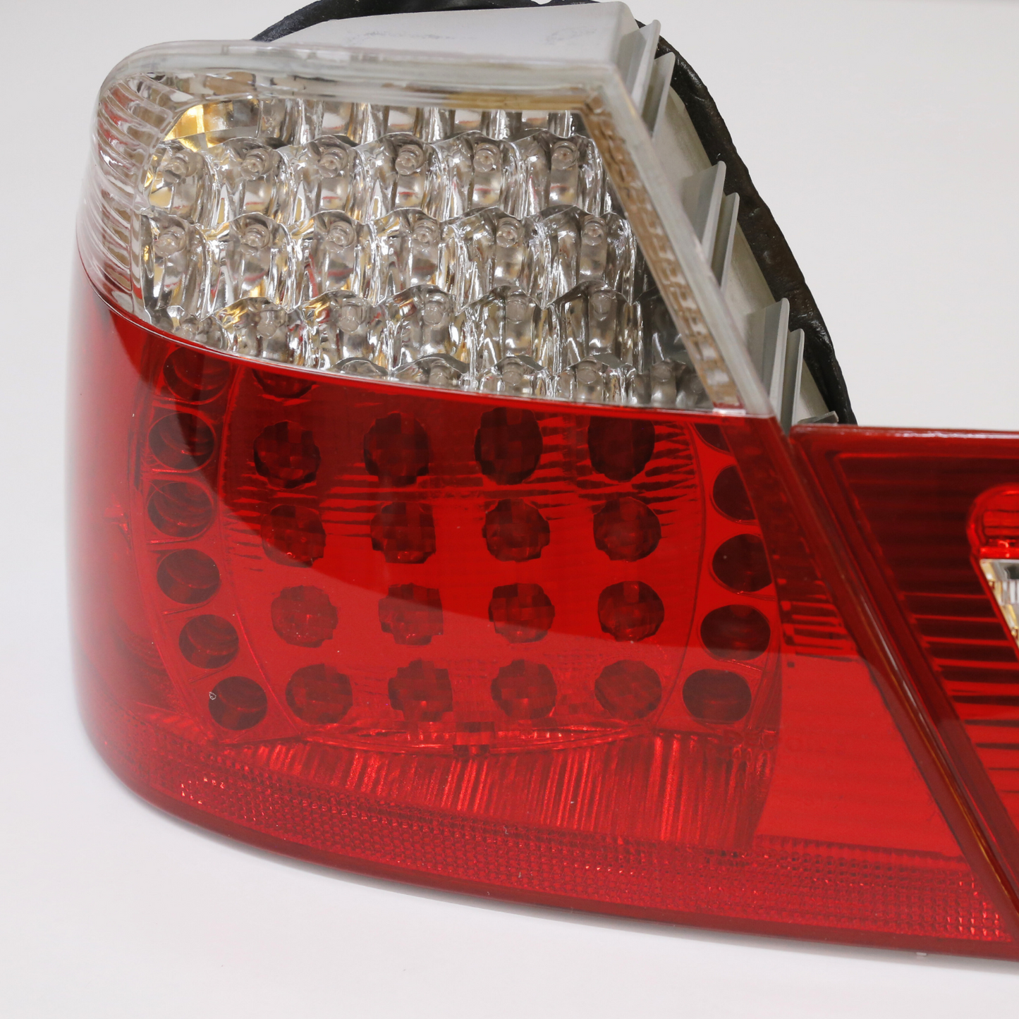 Red Clear Full LED Tail Lights Pair for BMW E46 Facelift Coupe 2001-2005