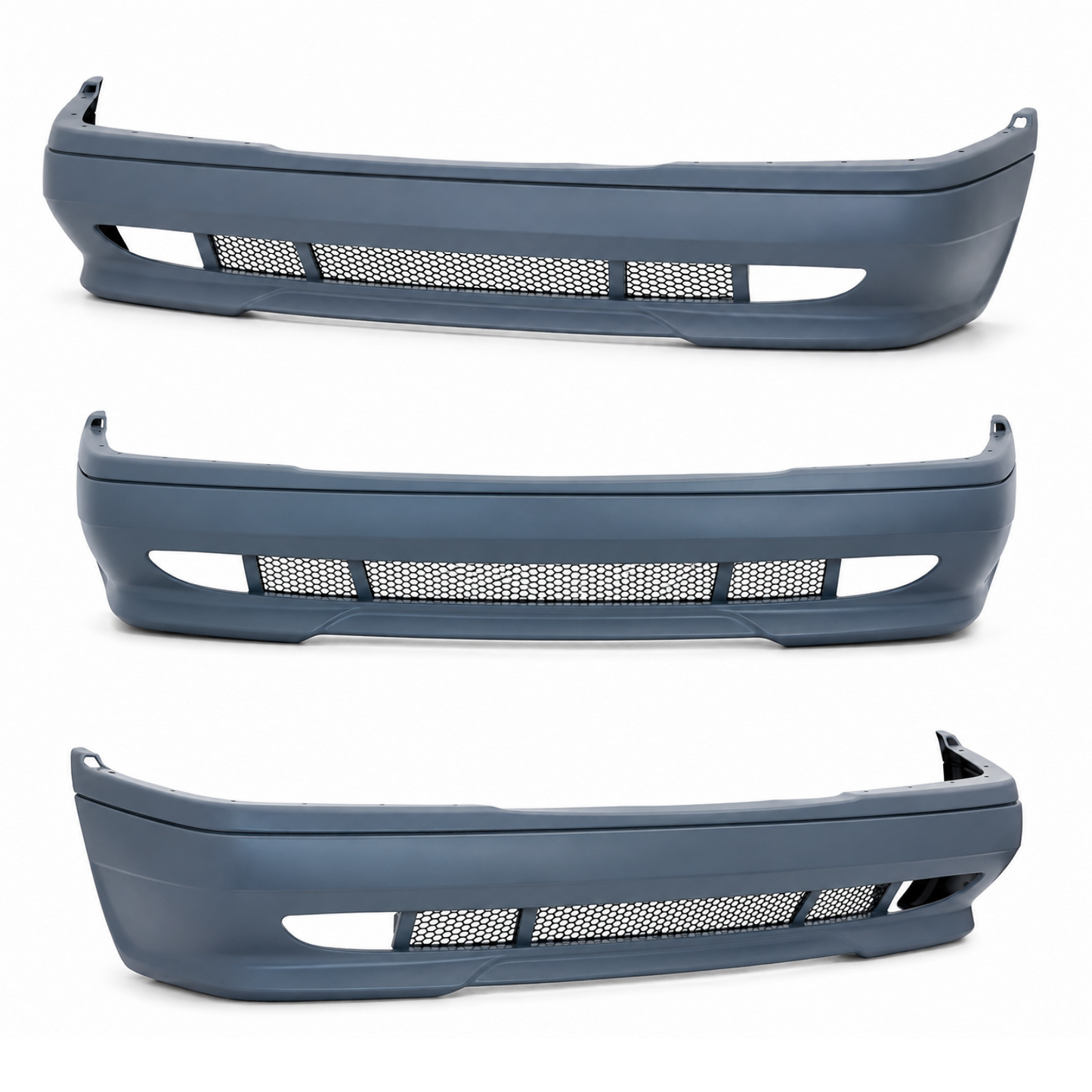 Front Bumper Set for Mercedes Benz W202 C Class 1993-2000 Fog Lights
