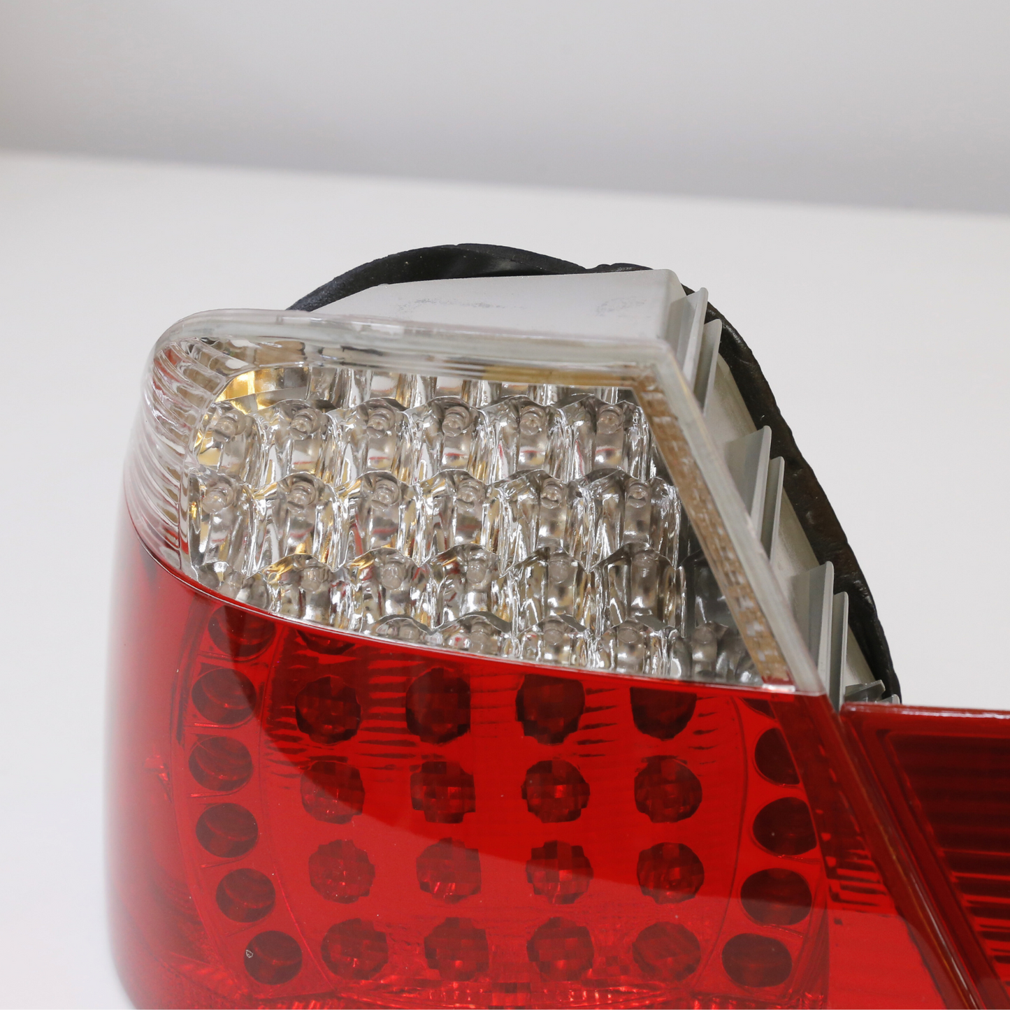 Red Clear Full LED Tail Lights Pair for BMW E46 Facelift Coupe 2001-2005