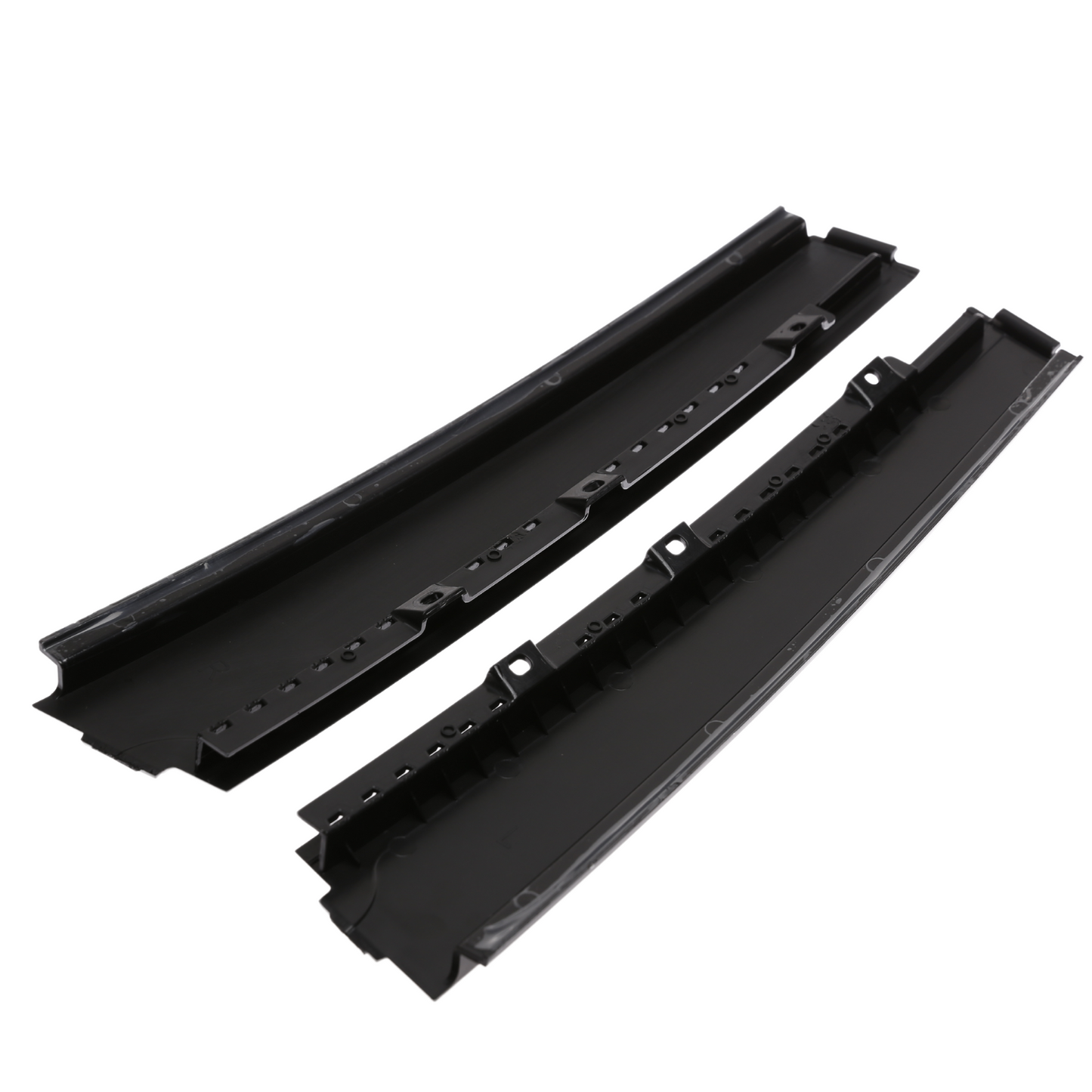 VW Golf MK6 09-13 Door Exterior B-pillar Trims Volkswagen Piano Black 2pcs