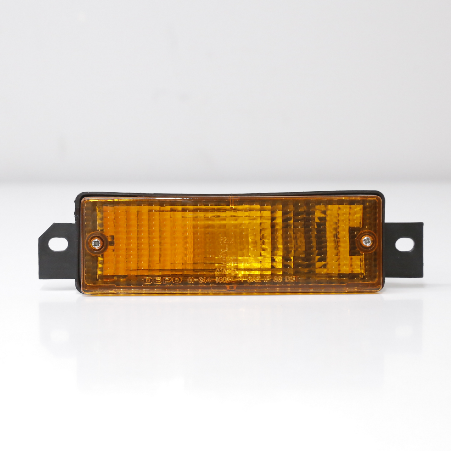 Front Bumper Indicator Turn Lights Amber Right & Left Set for BMW E30 1988–1991