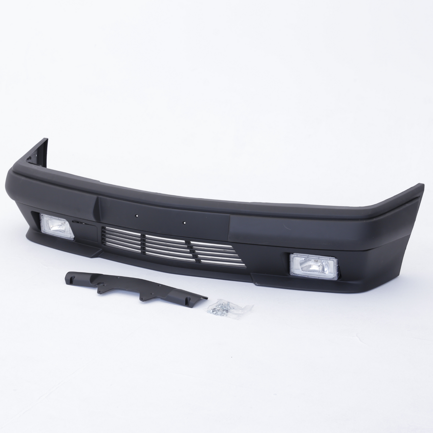 Front Bumper for Mercedes AMG W124 Gen1 1985-1996 with Fog Lights and Strip